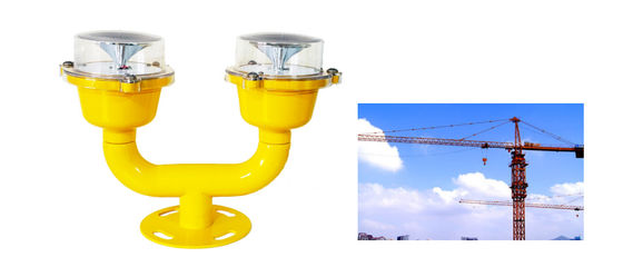 Κόκκινα φω'τα προειδοποίησης αεροσκαφών λάμψης 32cd AC110V ICAO FAA για τον πύργο σιδήρου